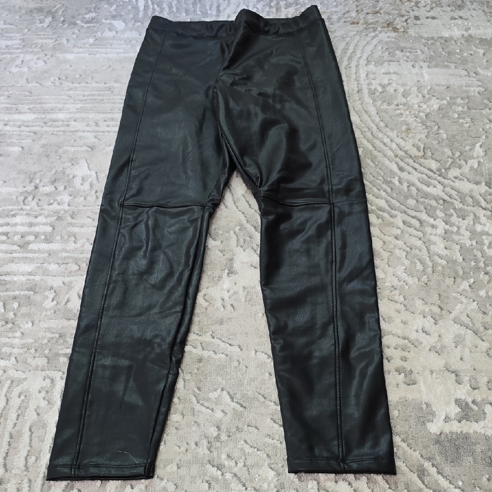 Express Black Faux Leather Leggings